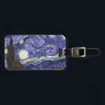 Van Gogh Starry Natt Bagagebricka<br><div class="desc">Van Gogh Starry Natt</div>
