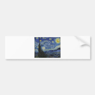 Van Gogh Starry natt Bildekal