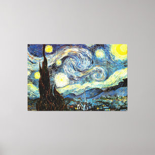 Van Gogh Starry Natt Fine Art Canvastryck