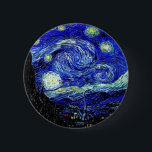 Van Gogh Starry Natt Fine Art Knapp<br><div class="desc">Van Gogh Starry Night Fine Art presenterar Starry Natt, Vincent van Gogh.Vincent Willem van Gogh (den 30 mars 1853-29 juli 1890) var en nederländsk poppressionistisk artist. En del av hans målningar är nu bland världens mest kända, populära och dyra konstverk. Vintagen återger söt coola, färgstark, konstnärlig elegant-dekoration efter intryck-skepsisen och...</div>