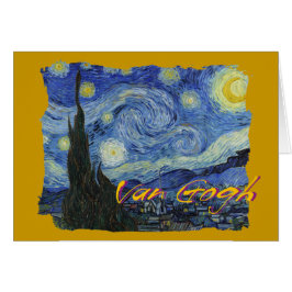 Van Gogh * Starry natt Hälsningskort