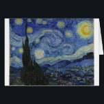 Van Gogh Starry natt Hälsningskort<br><div class="desc"></div>