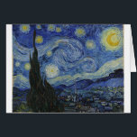Van Gogh Starry natt Hälsningskort<br><div class="desc"></div>
