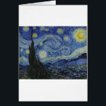 Van Gogh Starry natt Hälsningskort<br><div class="desc"></div>