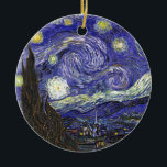Van Gogh Starry Natt Julgransprydnad Keramik<br><div class="desc">Van Gogh Starry Natt</div>