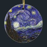 Van Gogh Starry Natt Julgransprydnad Keramik<br><div class="desc">Van Gogh Starry Natt</div>