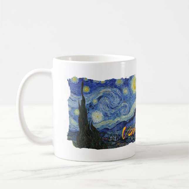 Van Gogh * Starry natt Kaffemugg (Vänster)