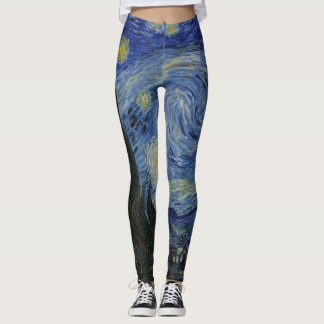 Van Gogh - Starry Natt Leggings