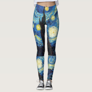 Van Gogh Starry natt Leggings