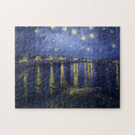 Van Gogh Starry Natt om Rhone Pussel