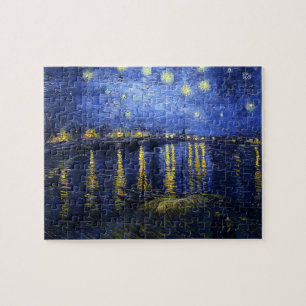 Van Gogh Starry natt över det Rhone pussel