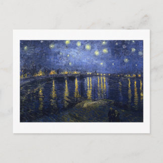 Van Gogh | Starry natt över Rhonen | 1888 Meddelande Vykort
