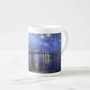 Van Gogh: Starry natt över Rhonen Benporslin Mugg