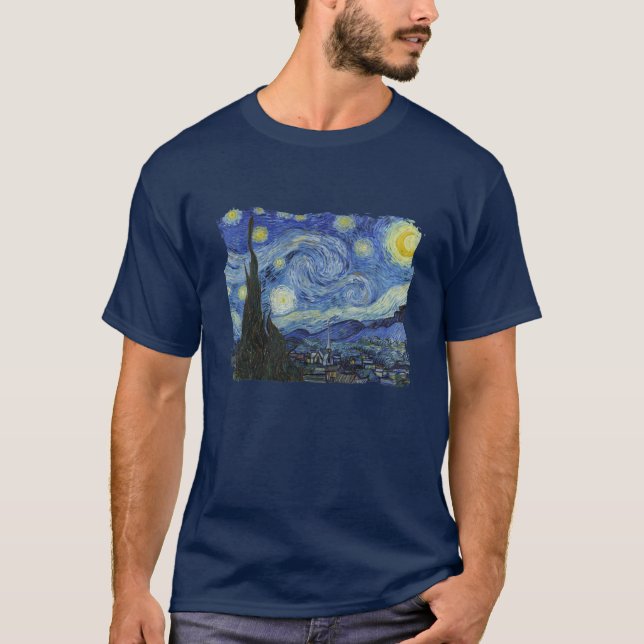 Van Gogh * Starry natt T-shirt (Framsida)
