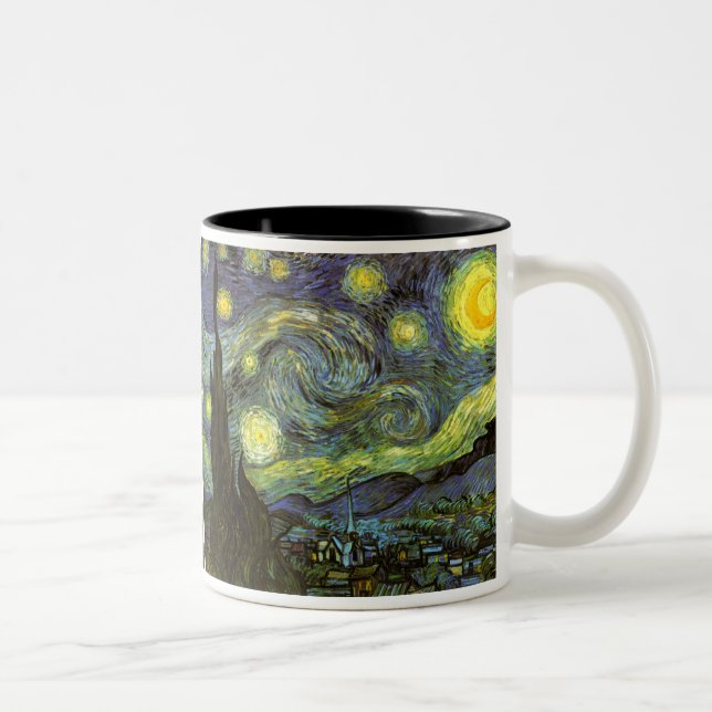 Van Gogh: Starry natt Två-Tonad Mugg (Höger)