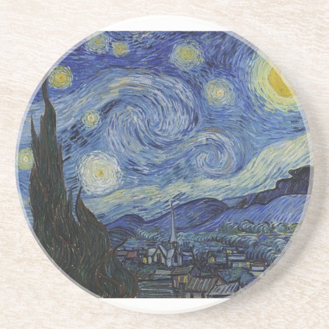 Van Gogh Starry natt Underlägg (Framsidan)
