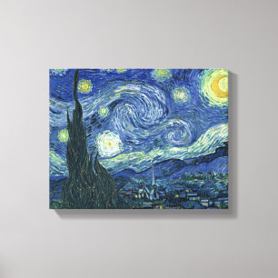 Van Gogh Starry Natt Wrapped Canvas