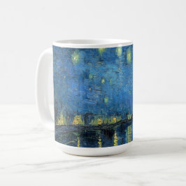 Van Gogh Starry Natten över Rhone Kaffemugg