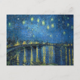 Van Gogh Starry Natten över Rhone Vykort