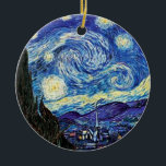Van Gogh - Starry Nattjulprydnad Julgransprydnad Keramik<br><div class="desc">Van Gogh - Starry Nattjulprydnad. MIN URSPRUNGLIGA ARTWORK på zazzle.com/virginia5050*,  BIRTHDAY GIFT STORE på zazzle.com/BirthdayGiftStore*,  FLORIDA GIFT STORE på zazzle.com/FloridaGiftStore*,  INTERNATIONELL GIFTS på zazzle.com/InternationalGifts och PENSION GIFT STORE på zazzle.com/RetirementGiftStore*.</div>