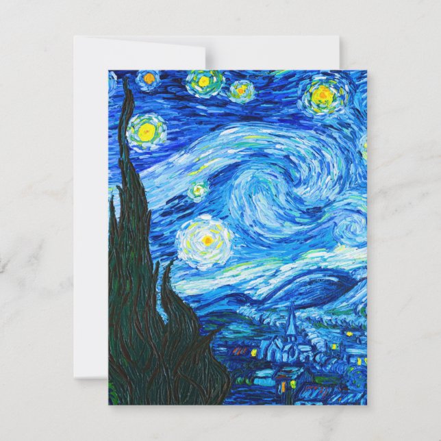 Van Gogh Starry Nght Card (Framsida)
