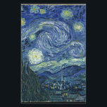 Van Gogh Starry Night<br><div class="desc">Om Starry Night\ är en målning av den nederländske postimponerande konstnären Vincent van Gogh. Målaren skildrar vyn utanför sitt sanitariumfönster på natten, även om den målades från minnet under dagen. Sedan 1941 har det varit i den permanenta samlingen av Modern Art-museet i New York City. Vid upprepade tillfällen hyllas målningen...</div>