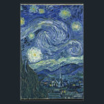 Van Gogh Starry Night<br><div class="desc">Om Starry Night\ är en målning av den nederländske postimponerande konstnären Vincent van Gogh. Målaren skildrar vyn utanför sitt sanitariumfönster på natten, även om den målades från minnet under dagen. Sedan 1941 har det varit i den permanenta samlingen av Modern Art-museet i New York City. Vid upprepade tillfällen hyllas målningen...</div>