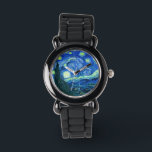 Van Gogh Starry night<br><div class="desc">Van Goghs berömd,  "Starry Natt". Under sin vistelse på Saint Remy-asyl på 1880-talet skildrade van Gogh det rullande backe och cypress träd som han såg från sitt fönster. Digitalt utökat med PixDezines. Copyright © 2008-2016 PixDezines.com™ och PixDezines™ på zazzle.com. Alla rättigheter förbehållna.</div>
