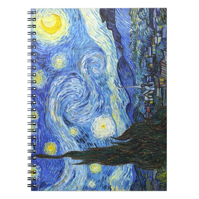 VAN GOGH Starry Night Anteckningsbok (Framsidan)