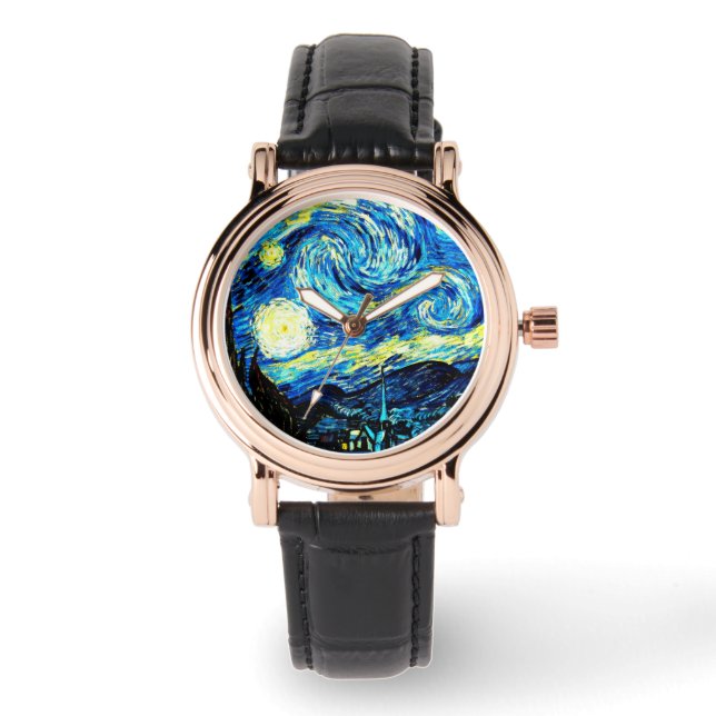 Van Gogh - Starry Night Armbandsur (Framsida)