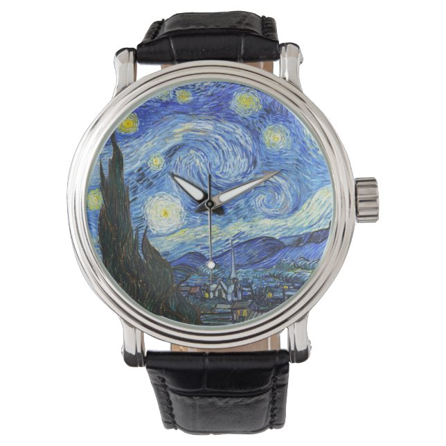 VAN GOGH Starry Night Armbandsur (Framsida)
