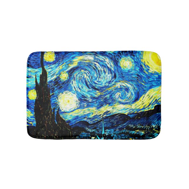 Van Gogh - Starry Night Badrumsmatta (Framsidan)