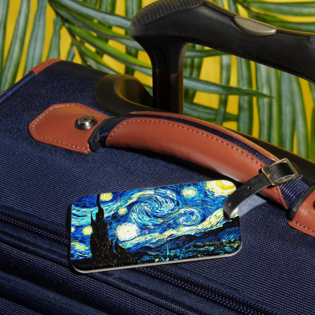 Van Gogh - Starry Night Bagagebricka (Framsida Insitu 3)