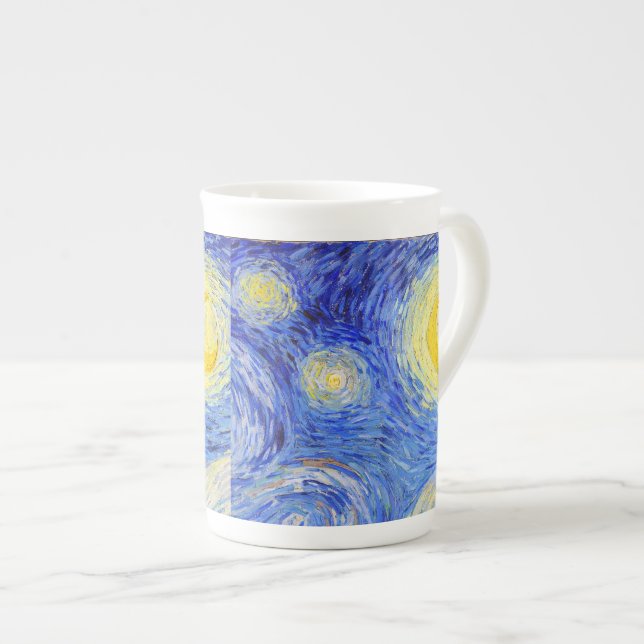 Van Gogh , “Starry Night” Benporslin Mugg (Framsida höger)