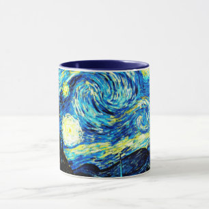 Van Gogh, Starry Night, berömd-målning, Mugg