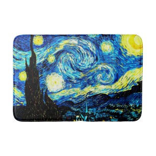 Van Gogh - Starry Night, berömd-tavla Badrumsmatta