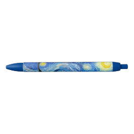 Van Gogh Starry night blue/black bläck ballpoint p