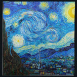 Van Gogh Starry Night-bra art-målning Tygservett<br><div class="desc">Van Gogh Starry Night-bra art-målning trasa napkin</div>