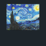 Van Gogh - Starry Night Canvastryck<br><div class="desc">Vincent van Goghs berömd,  Starry Night.</div>