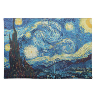 Van Gogh Starry Night Classic Impressionism Art Bordstablett
