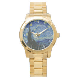 Van Gogh Starry Night Elegant Manar's Watch Armbandsur