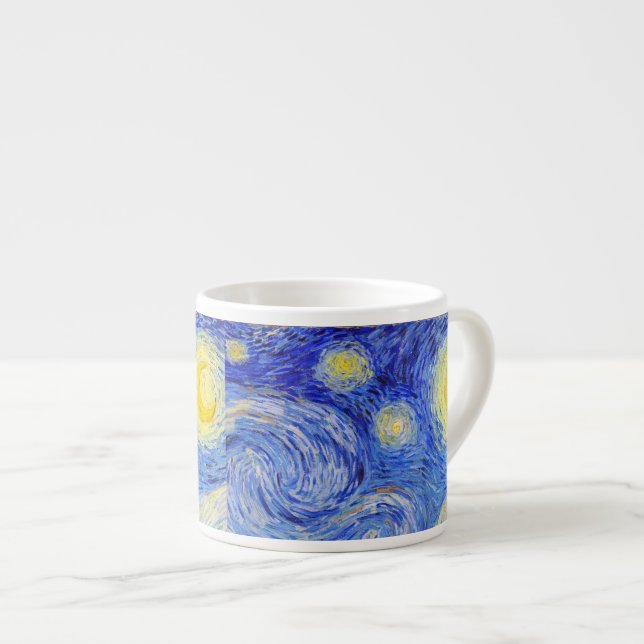 Van Gogh , “Starry Night” Espressomugg (Framsida höger)
