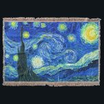 Van Gogh Starry Night Filt<br><div class="desc">Van Gogh Starry Night throw filtar</div>
