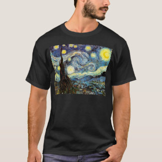 Van Gogh Starry Night Fine Art Tee Shirt