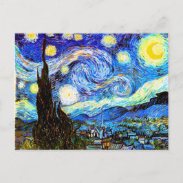 Van Gogh Starry Night Fine Art Vykort