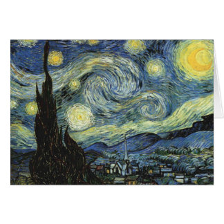 Van Gogh Starry Night Hälsningskort