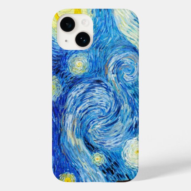 Van Gogh Starry Night Himlar iPhone 14/iPad-fall (Baksida)