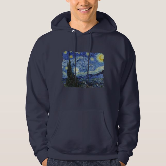 Van Gogh * Starry Night Hoodie (Framsida)