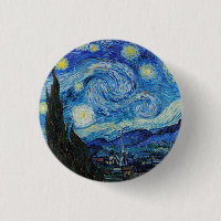 Van Gogh Starry Night. Impressionistisk vintage ko