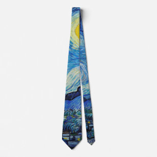 Van Gogh Starry Night. Impressionistisk vintage ko Slips